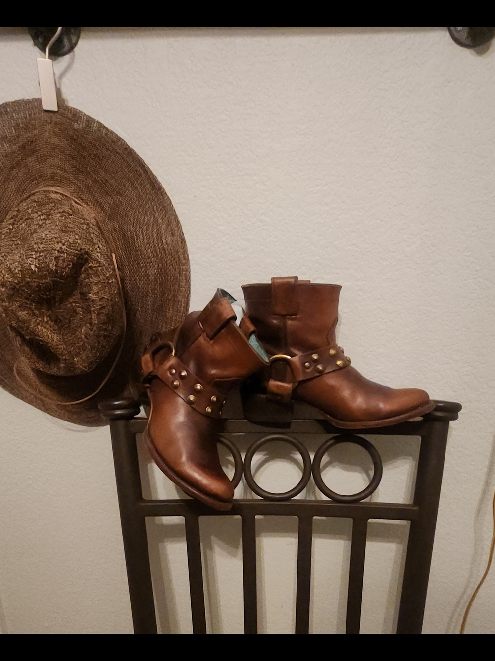Corral Sierra Studded Harness Ankle Boots brown Leather western cowgirl - Picture 7 of 9